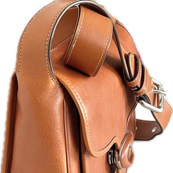 Coach Tabby Large Messenger Vegetable-Tanned Leather Crossbody Bag - Picture 5 of 16